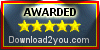 Download2You 5 Star Award